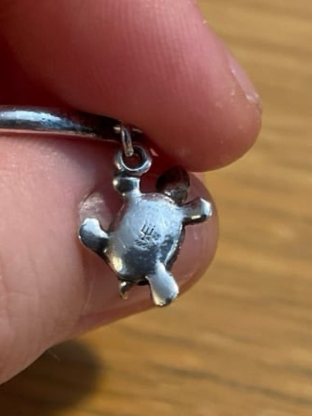 James Avery Silver Turtle Charm Ring - SO CUTE! Perfect condition. - Picture 4 of 11